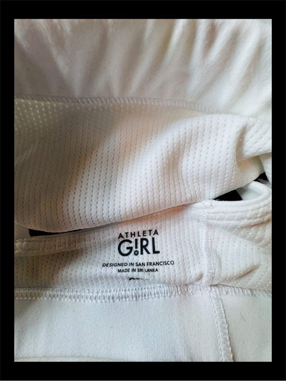 Athleta Kid Upbeat Bra White Crossback XS/6 - Picture 3 of 3